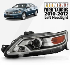 For Ford Taurus SE SEL Limited 2010-2012 Halogen Projector Headlight Driver Side