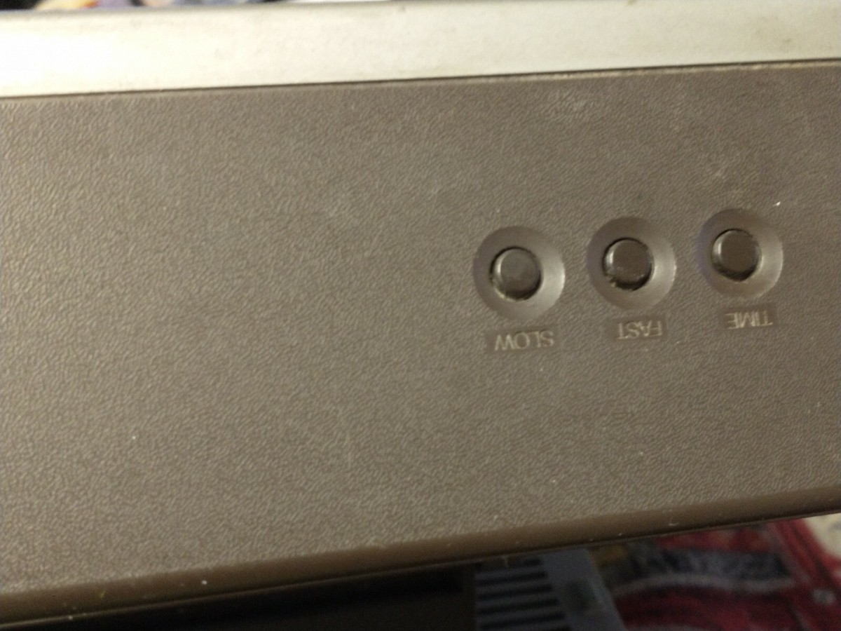 テレビ Koh 1982 PANASONIC BISIDER AM/FM DIGITAL CLOCK RADIO WITH B&W TV