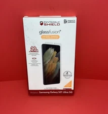 NEW! InvisibleShield GlassFusion+ Screen Protector for Samsung Galaxy S21 Ultra 