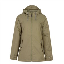 Gelert Womens Coast Insulated Jacket Outerwear Hooded Lightweight Zip