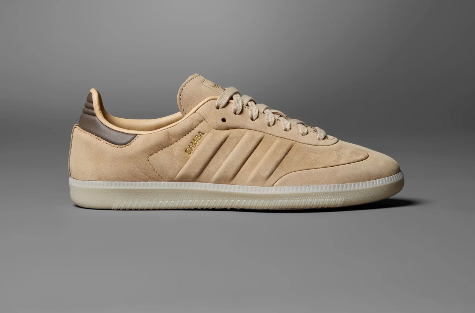 adidas Originals Men's Samba Shoes in Magic Beige / Earth Strata / Aluminium