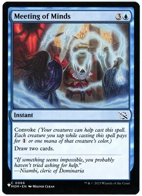 Meeting of Minds - The List Reprints - Mystery Booster 2 - MTG - NM/M | eBay