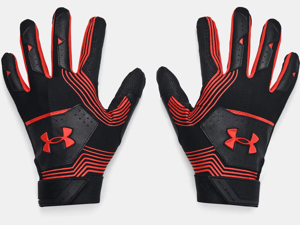 Under armour men's ua cage baseball batting gloves deals