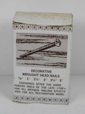 NOS Old Fashioned Cut Nails Tremont Nail Co Brad 1-1/4" 16oz Box  #DR47