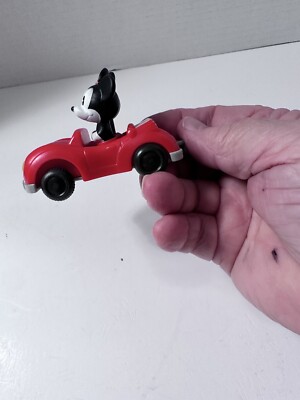 Vintage Burger King Disney Mickey & Minnie Mouse in Red Car Wind
