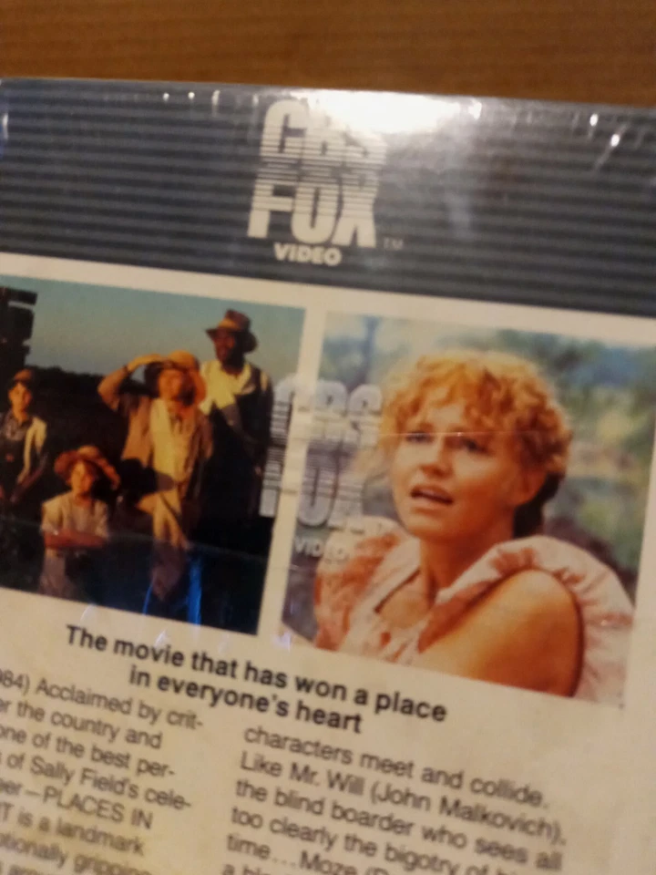 Places In the Heart VHS CBS FOX Sally Field Danny Glover NEW Sealed Watermark - Image 4 of 4