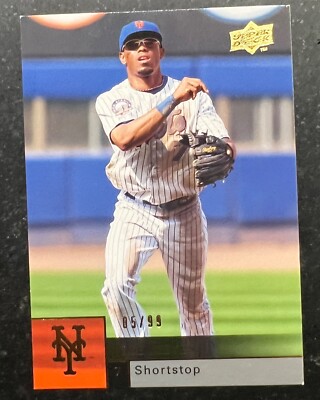 2009 Upper Deck Gold Jose Reyes #762 5/99