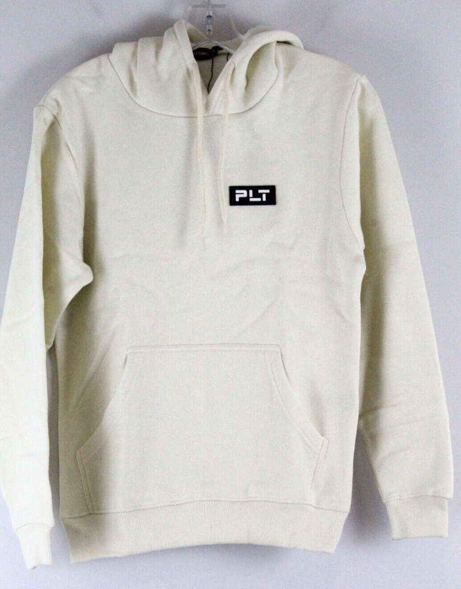 Women's Hoodie Sweatshirt Pullover Size XS PRETTYLITTLETHING Cream
