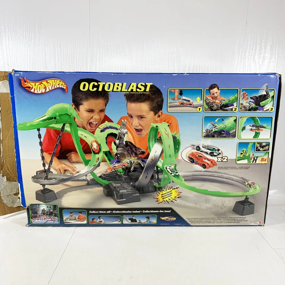 Hot Wheels Octoblast Track Set 2002 - Working but Incomplete - Image 2 of 4