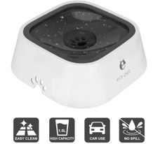 Dog Drinking Water Bowl Floating Non-Wetting Mouth Cat Bowl Without Spill Drinki