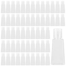 120 Pieces 1oz/30ml Clear Plastic Empty Bottles with Flip Cap, Empty Squeeze ...