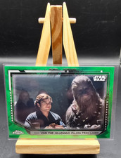 Topps Chrome Star Wars Legacy #88 Han Wins the Millennium Falcon from Lando /50
