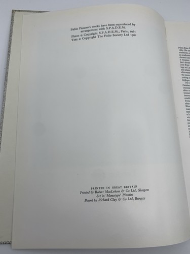 Pablo Picasso Four Themes - Roland Penrose - 1961 The Folio Society - Picture 12 of 22
