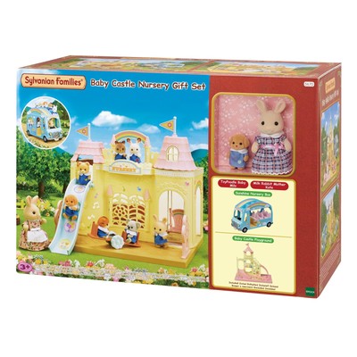 5670 Baby Schloßkindergarten Geschenkset Tierfigur süßes Spielzeugset für Kin...
