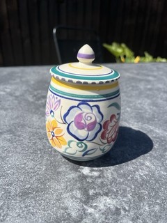Poole Pottery Preserve Jar With Lid