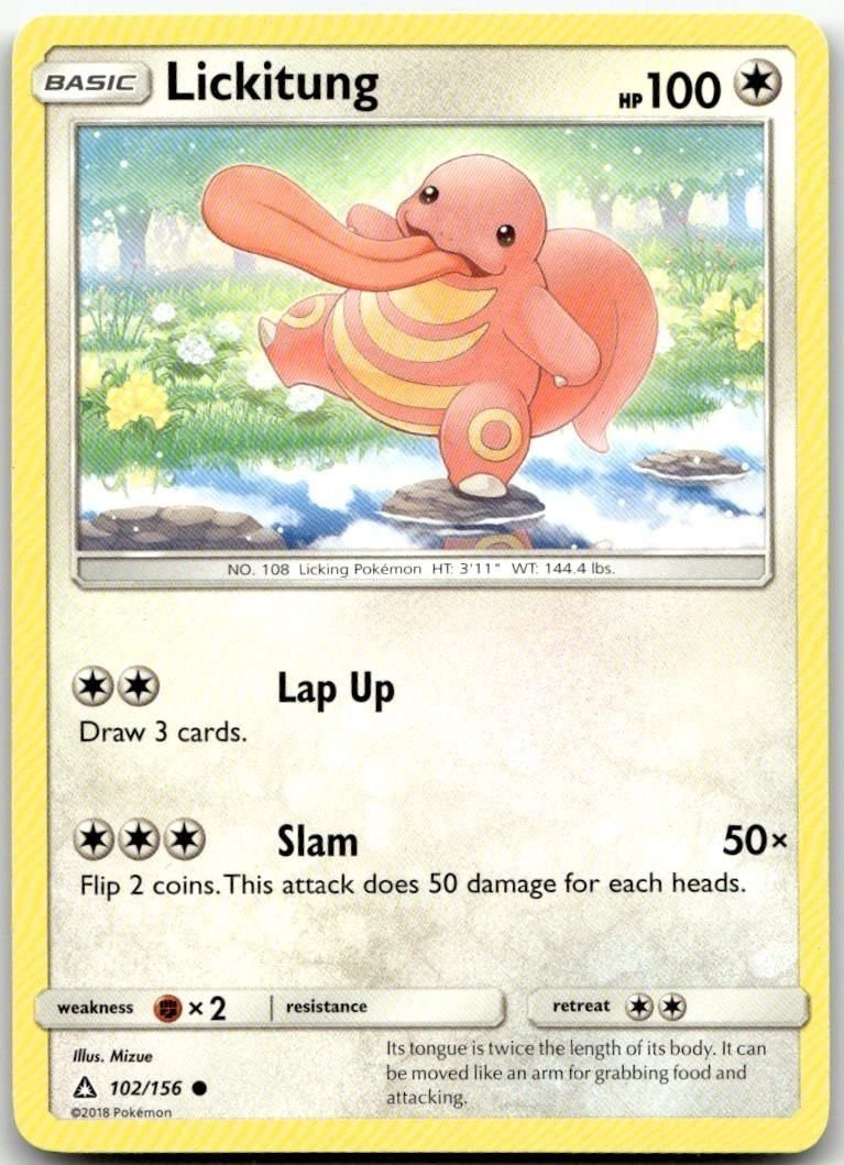 Lickitung Ultra Prism #102 Pokemon TCG LP