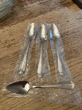 Set of 4 Enjoy Grapefruit Serrated Edge Grapefruit Spoons Stainless Steel 6"