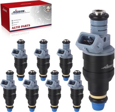 8PCS Fuel Injectors 4 Holes Compatible with Chevy Camaro Caprice Corvette Imp...