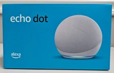 NEW Echo Dot 4th Fourth Generation Smart Speaker with Alexa Glacier White WiFi