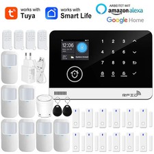Smart WiFi GSM Home Security Alarm System APP Control Wireless Anti-Theft RFID