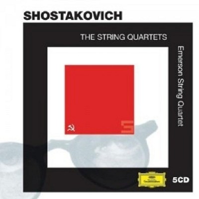 EMERSON STRING QUARTET - SHOSTAKOVICH-THE STRING QUARTETS (GA) 5 CD CLASSIC NEU
