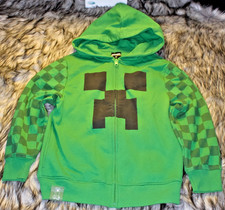 Minecraft zombie sweatshirt youth size M 8 color green