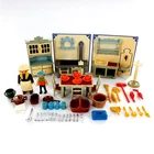Vintage Playmobil 5322 Victorian Mansion Kitchen Dollhouse Playset Near Complete