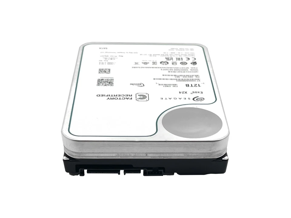 Seagate Exos X24 ST12000NM000H 7200RPM 3.5in SATA 6.0Gb/s Enterprise Hard Drive - Image 2 of 4