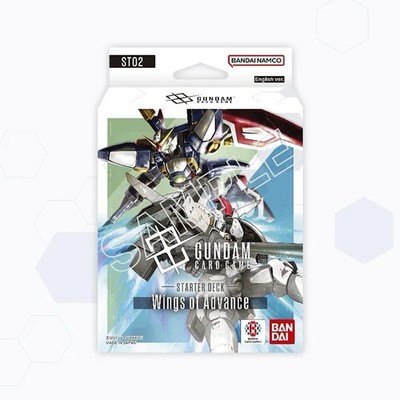 Gundam Card Game ST02 Wings Of Advance Starter Deck Eng Ver Brick Only No Promo