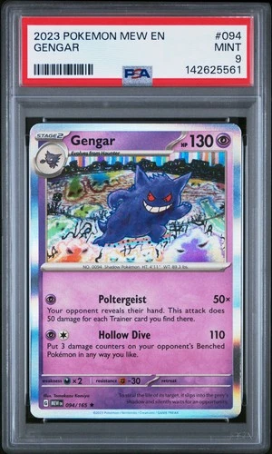 2023 POKEMON MEW EN-151 #094 GENGAR PSA 9