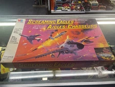 Vtg 1987 Screaming Eagles Board Game Milton Bradley English French Complete
