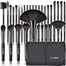 Makeup Brushes, 32Pcs Professional Premium Synthetic Makeup Brush Set with Case