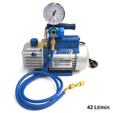 Bef&uuml;ll- und Vakuumset mit 42 l/min Vakuumpumpe, Manometer R32 R410A R407C R134A