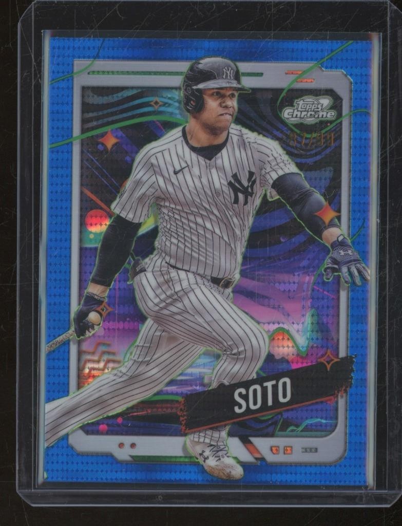2024 Topps Cosmic Chrome JUAN SOTO #42 Blue Moon Refractor /99 Yankees JK305