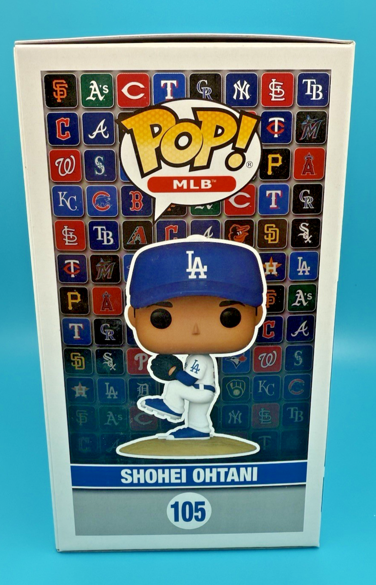 Shohei Ohtani Funko Pop! #105 & FREE Protector LA Dodgers Pitching