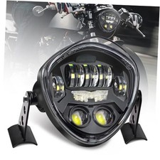 7-Inch LED Motorcycle Headlight Assembly LED Demon Eye Motorcycle Headlight