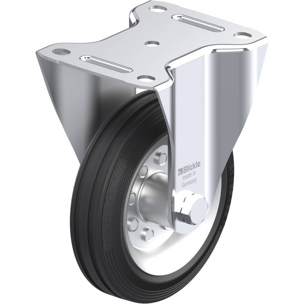 Roulette fixe en caoutchouc 150 mm Blickle B-VE 150R pour chariot de manutention
