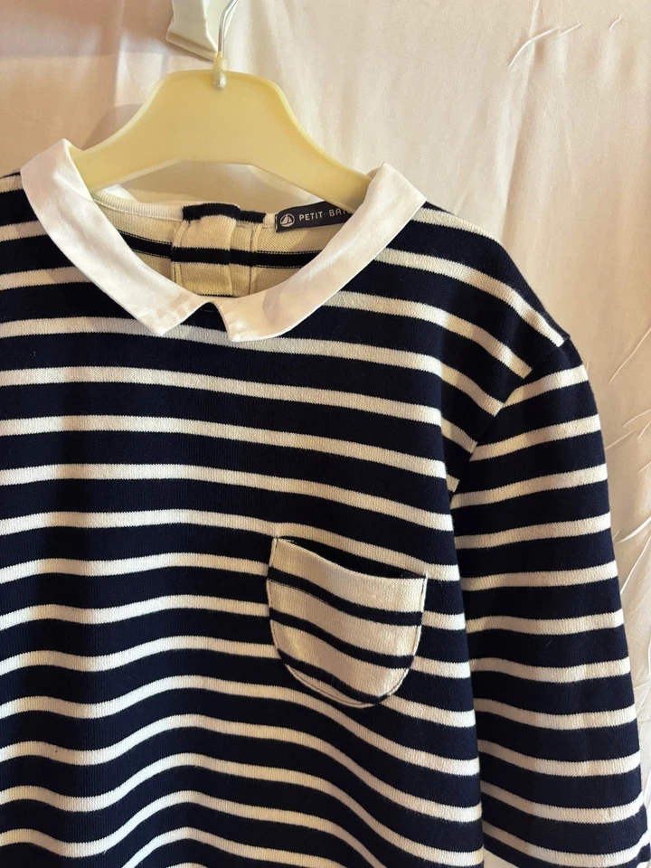 PETIT BATEAU tee shirt tunique taille xs ou 14 ans - Photo 2/4
