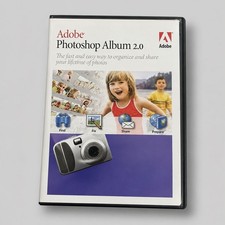 Adobe Photoshop Album 2.0 PC Photo Organizer Software Complete Open Box