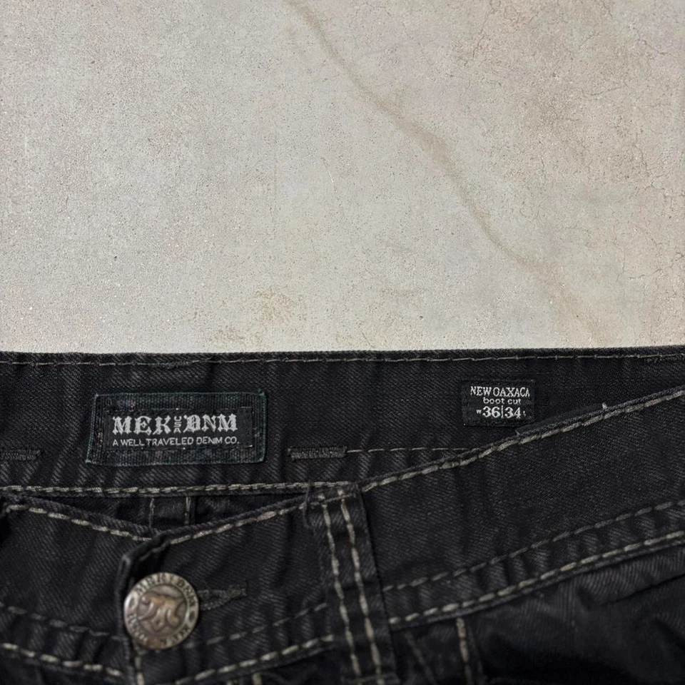 Mek Vaqueros Hombre Bootcut Oaxaca Negro Talla 36/34 Foto 3 de 4