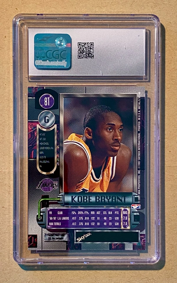 1997-98 Metal Universe - Kobe Bryant #81 HOF Goat A Legend CGC MINT 9. - Image 2 of 2