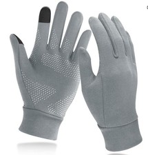 Lightweight Running Gloves w/ Anti Slip and Touchscreen sz Large Set  2
