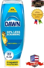 Ultra Dish Soap Original, 22 fl oz Refill Bottle, No Flip Cap