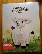 Needle Creations Complete Crochet Kit DIY Easter Lamb Intermediate Skill Level