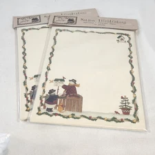 VTG Saltbox Illustrations Snowmen w/Birdhouse Computer Paper D. Strain 100 Sheet