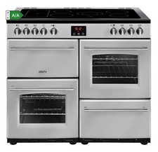Image of Belling Farmhouse 100E 444444137 - Silver 100cm Range Cooker