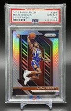 2018-19 Panini Prizm🏀Mikal Bridges Silver Prizm RC🔥PSA 10 Gem Mint🔥Knicks🔥