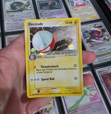 Electrode 27/106 EX Smaragd Reverse Holo mit Stamp NM Pokemon TCG