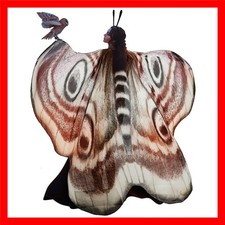 2 Pcs Halloween Moth Wings Costume Butterfly Shawl Moth Wing Cape Costume Access