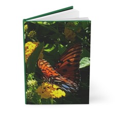 Butterfly Hardcover Journal, Nature Lover's Notebook, Gift for Writers, ... 